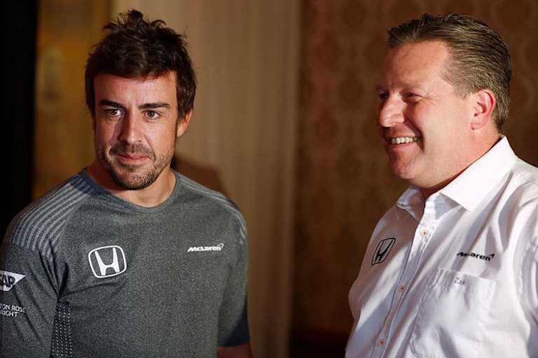 Fernando Alonso und Zak Brown