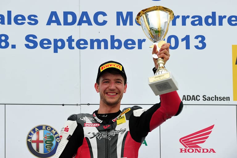 Max Neukirchner gewann 2013 mit Wildcard auf dem Sachsenring