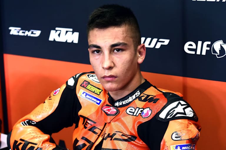 MotoGP-Rookie und Moto2-Vizeweltmeister Raúl Fernández (Tech3 KTM Factory Racing) 