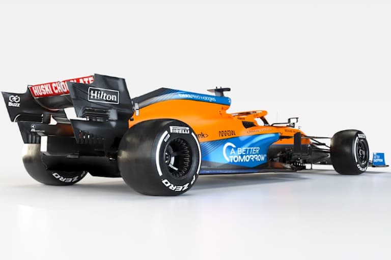 Der Wagen von Daniel Ricciardo und Lando Norris