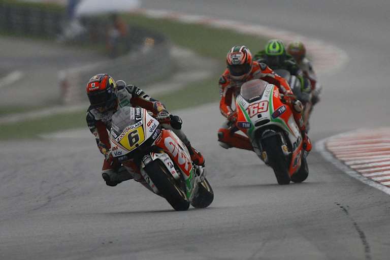 Stefan Bradl im Regenrennen von Malaysia