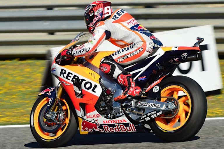 Trotz gebrochenem Finger schnell: Marc Márquez