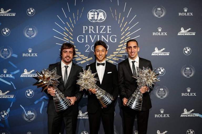 Fernando Alonso, Kazuki Nakajima und Sébastien Buemi