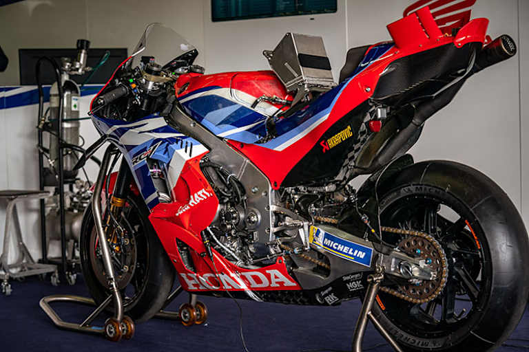 Das Kalex-Chassis wurde in Jerez von Stefan Bradl getestet