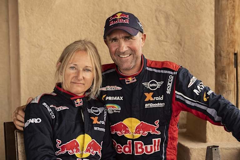 Andrea und Stéphane Peterhansel