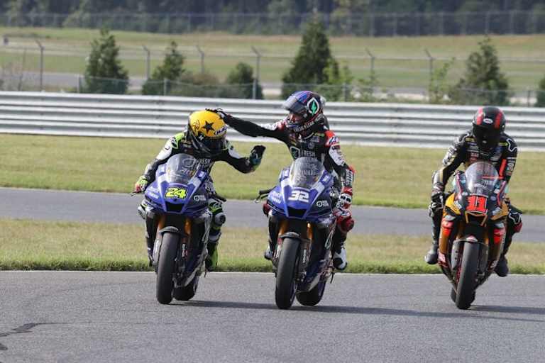 Mathew Scholtz (rechts): Der Vizetitel ist bereits sicher