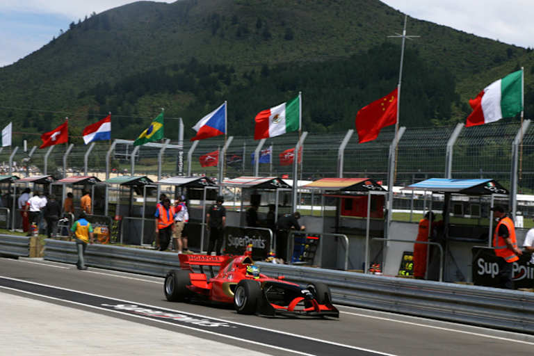 Christian Murchison mit seinem A1GP-Renner in Taupo 2007