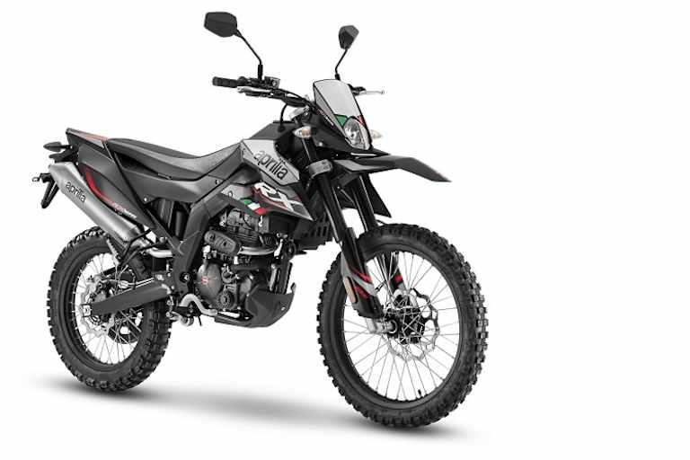 Sieht richtig geländetauglich aus: Aprilia RX125