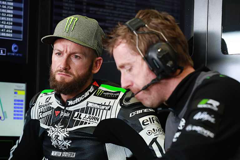 Tom Sykes (li.) mit seinem Crew-Chief Marcel Duinker