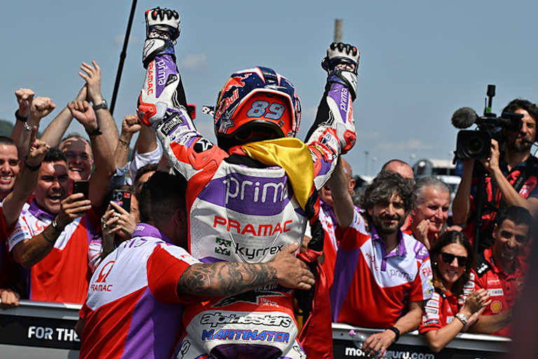 Jorge Martin gewann nach dem Sprint auch den Grand Prix