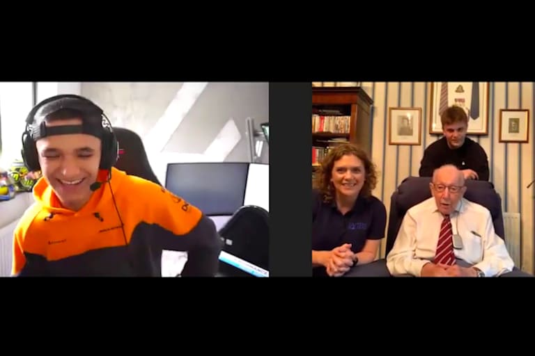 Lando Norris rief den Kriegsveteranen an