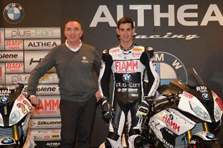 Teamchef Genesio Bevilacqua mit Jordi Torres