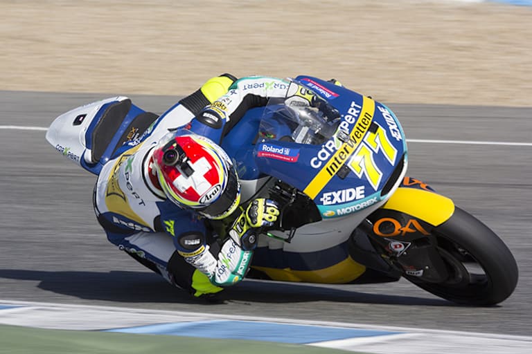 Aegerter drehte in Jerez 95 Runden auf seiner Kalex