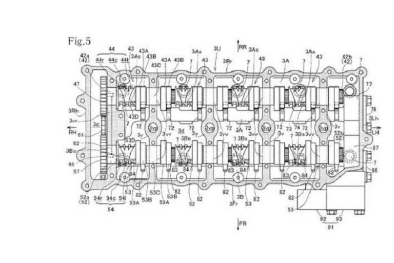 Soweit eine klassische DOHC-Anordnung mit zentralen Zündkerzen