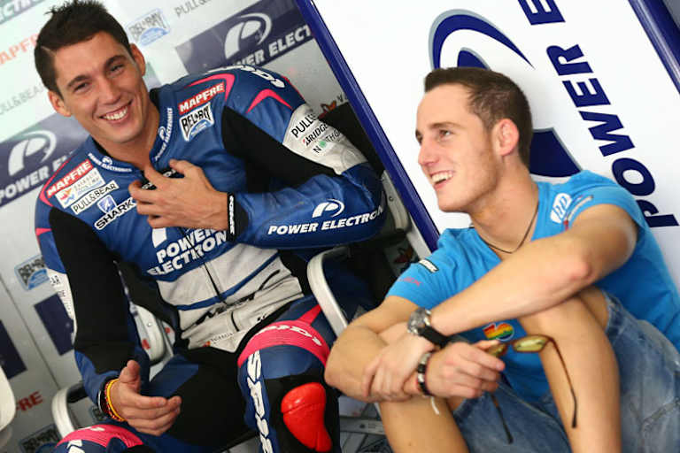 Brüder in der MotoGP-WM: Aleix (li.) und Pol Espargaró (Aufnahme von 2013)