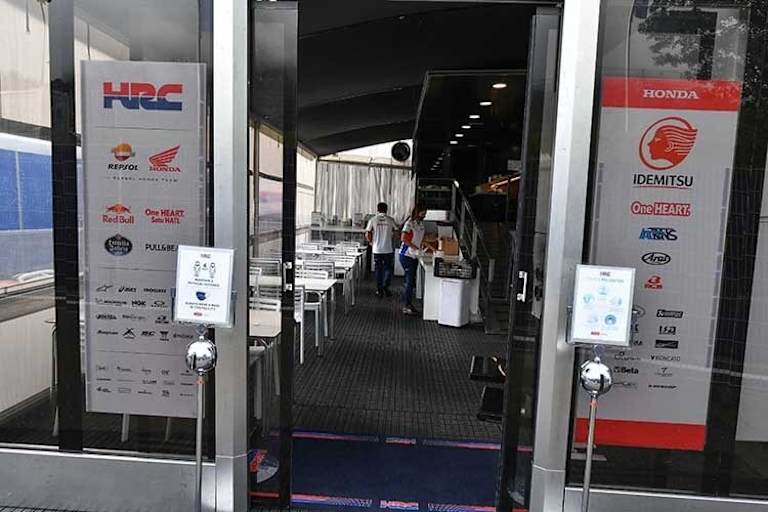 Die verkleinerte Honda-Hospitality