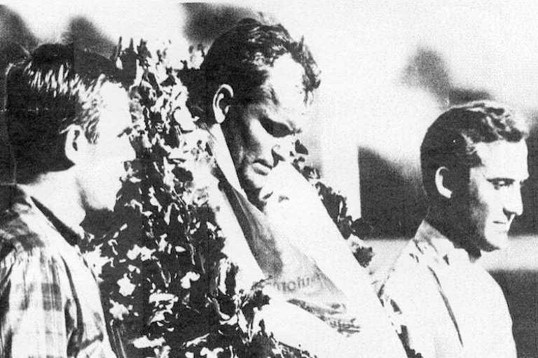 Werner, Roland und Werner Müller auf dem Siegerpodest