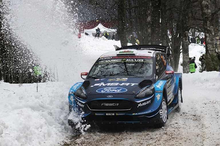 Elfyn Evans auf einem starken dritten Rang