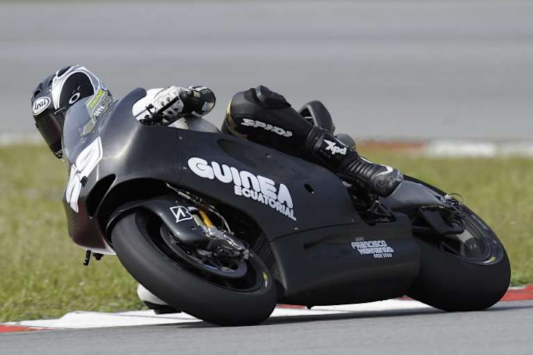 Sete Gibernau wirbt für Äquatorialguinea.