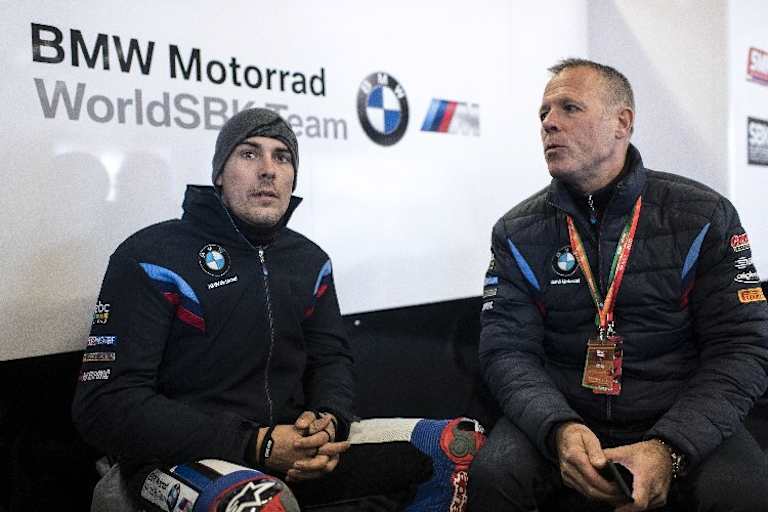 Markus Reiterberger mit Teamchef Shaun Muir