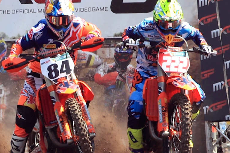 Das Duell des Rennens - Herlings gegen Cairoli - begann am Start