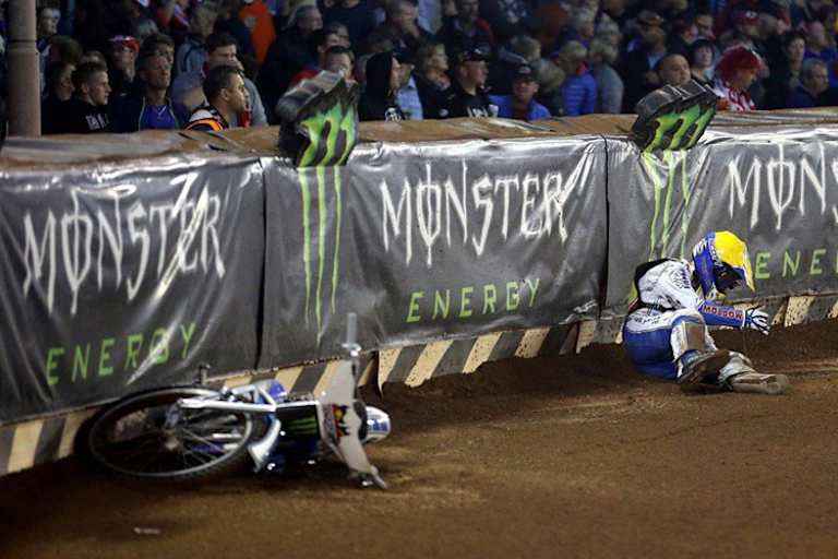 Die erste Disqualifikation trug Nicki Pedersen mit Fassung