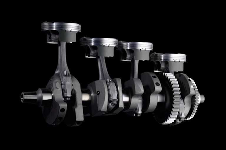 Crossplane-Kurbelwelle der R1 mit unregelmässiger Zündfolge: Dreht sie in der nächsten Modellgeneration rückwärts?