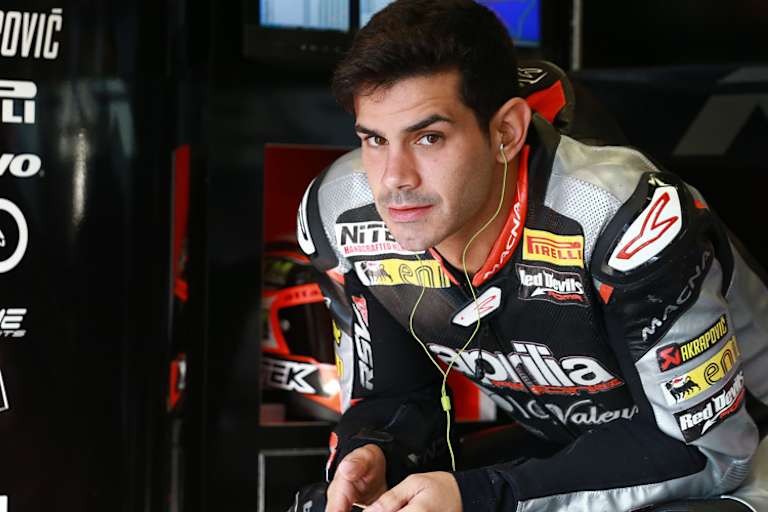 Noch-Aprilia-Werksfahrer Jordi Torres