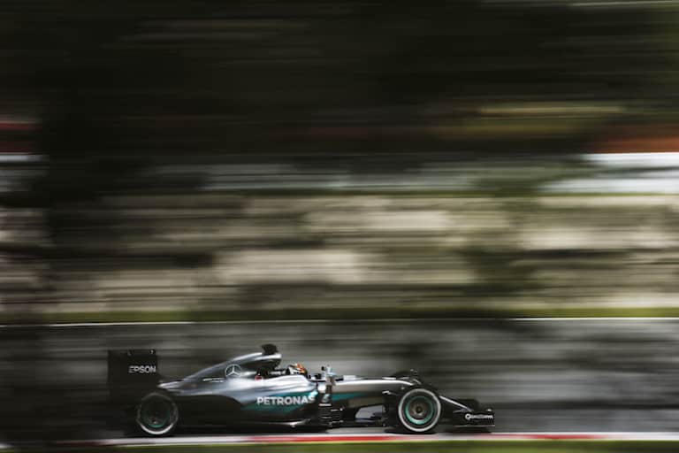 Pascal Wehrlein heute Mittwoch beim Barcelona-Test