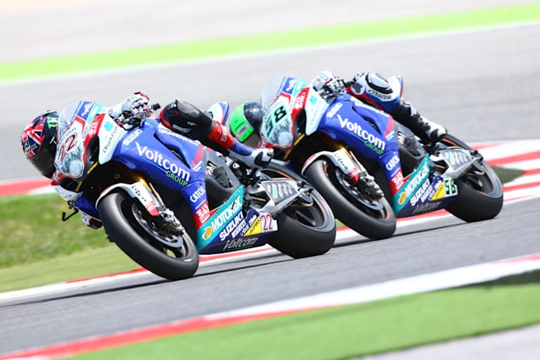 Alex Lowes und Eugene Laverty sind als Instruktoren dabei