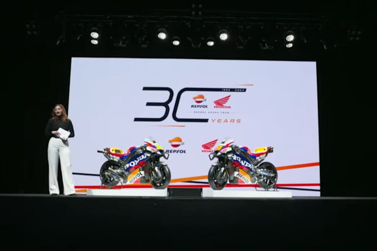 Die Repsol-Honda-Teamvorstellung brachte neue Farben