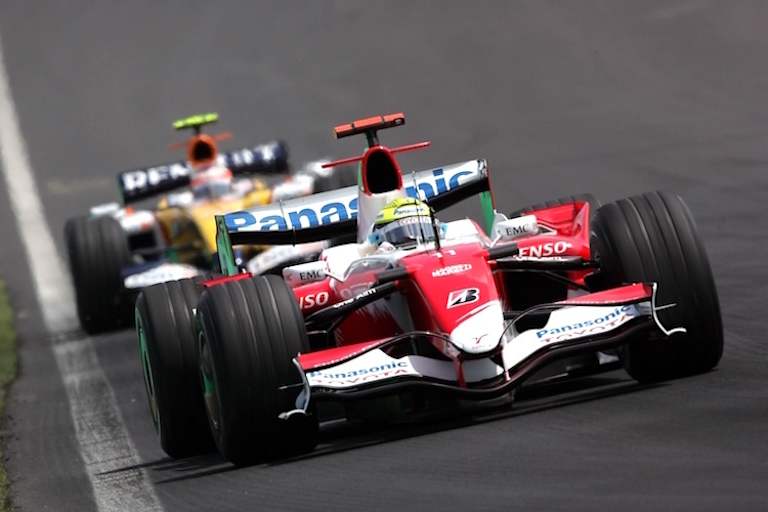 Ralf Schumacher bei seinem letzten Grand Prix, 2007 in Brasilien