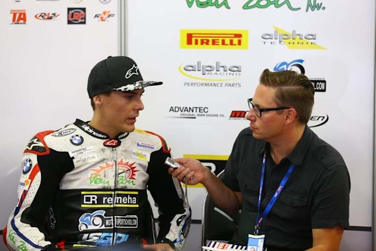 Markus Reiterberger im Gespräch mit SPEEDWEEK-Redakteur Ivo Schützbach