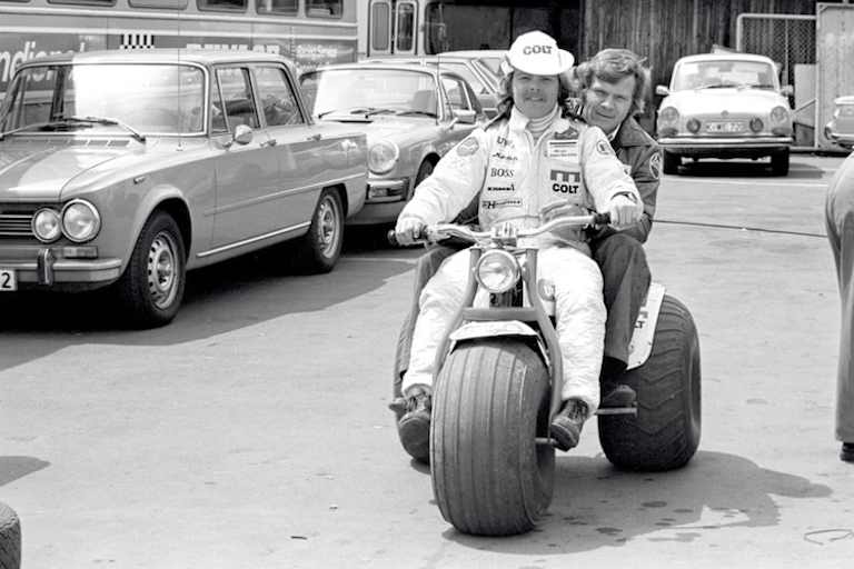 Schulter lädiert und Fuß gebrochen: Keke Rosberg und sein Manager Ortwin Podlech