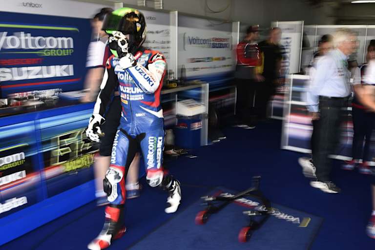 Für Eugene Laverty war es in Aragón zum Davonlaufen