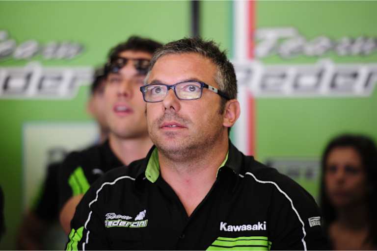 Ein Urgestein im SBK-Fahrerlager: Lucio Pedercini