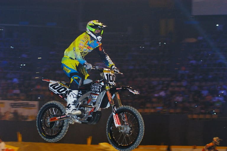 Stephan Büttner zeigte beim SX München eine solide Leistung