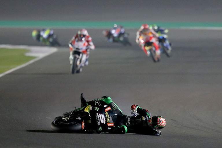 Johann Zarco stürzte in Führung liegend