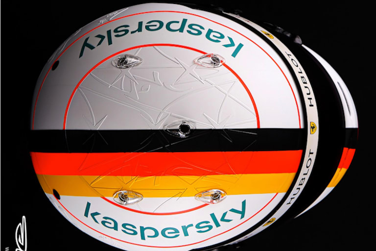 Der neue Helm von oben