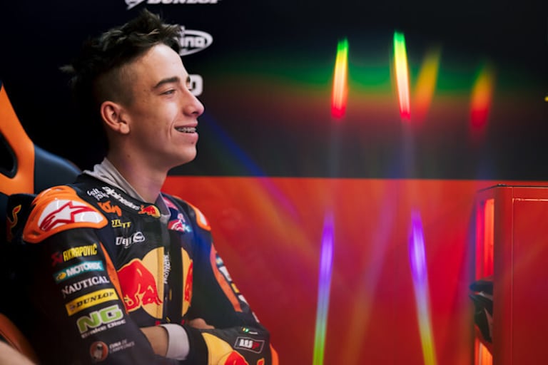 Moto3-WM-Leader Pedro Acosta (17)