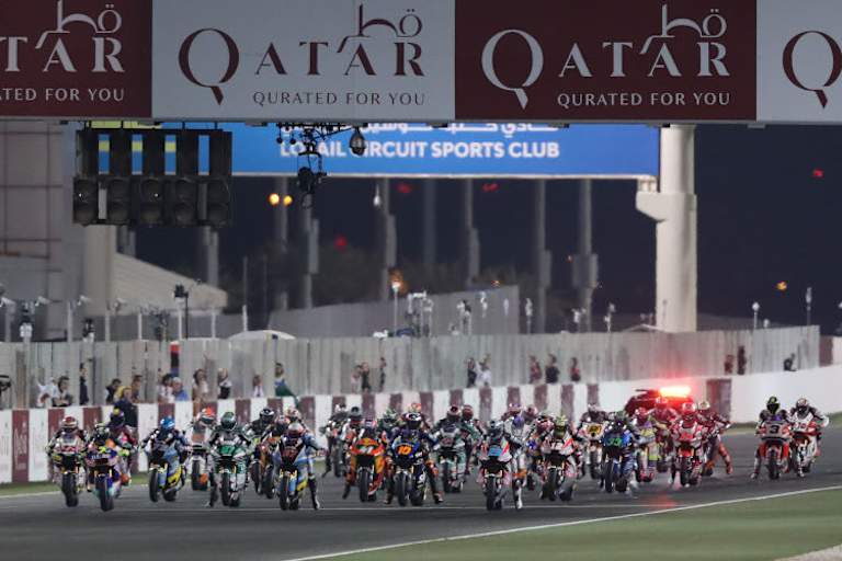 Marcel Schrötter stand beim Katar-GP 2019 auf Pole-Position