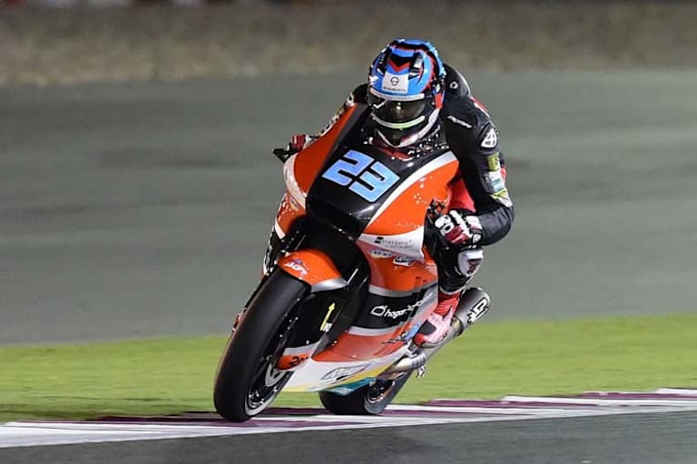 Bei seinem Debüt im AGR-Team ist Marcel Schrötter stark unterwegs