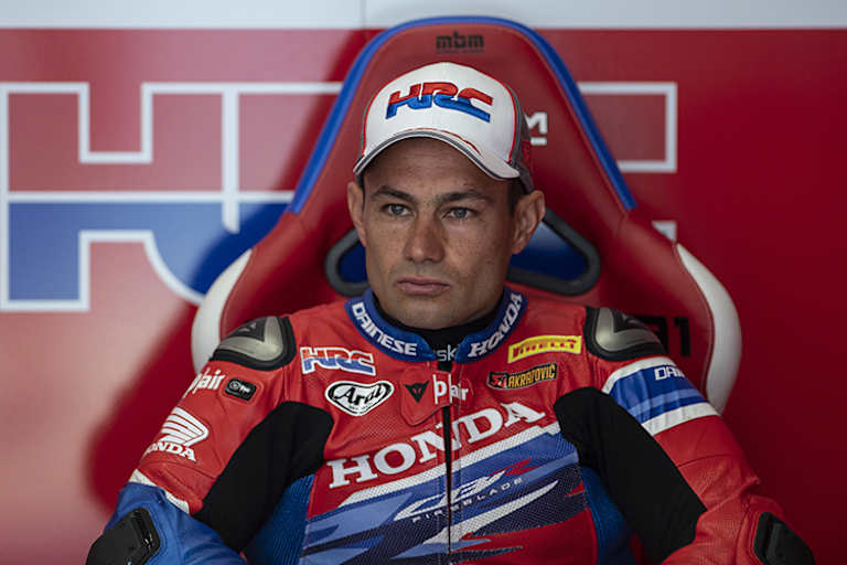 Honda-Werksfahrer Leon Haslam