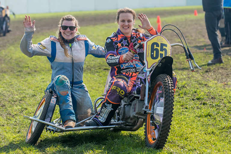 Kim Kempa war Beifahrerin bei Natasha Barlett