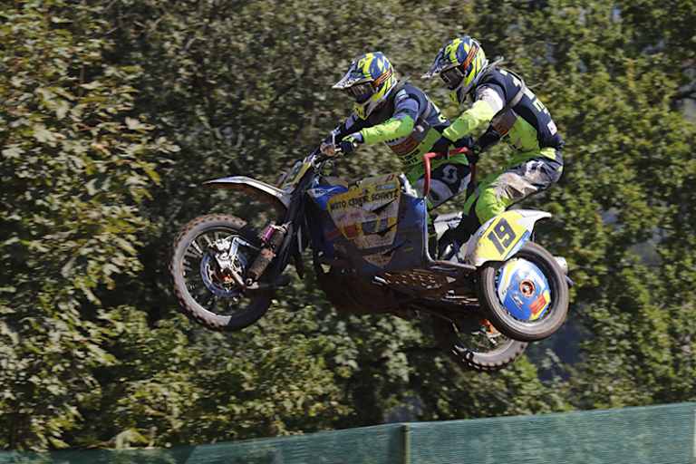 Top-Ten-Plätze trotz Elektrikproblemen: Marco Heinzer und Ruedi Betschart