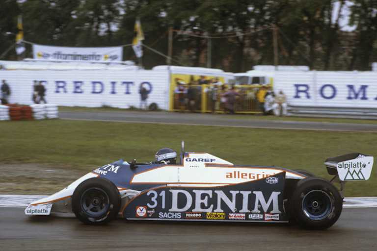 Auflösung der Vorwoche: Miguel Angel Guerra mit seinem Osella in Imola 1981