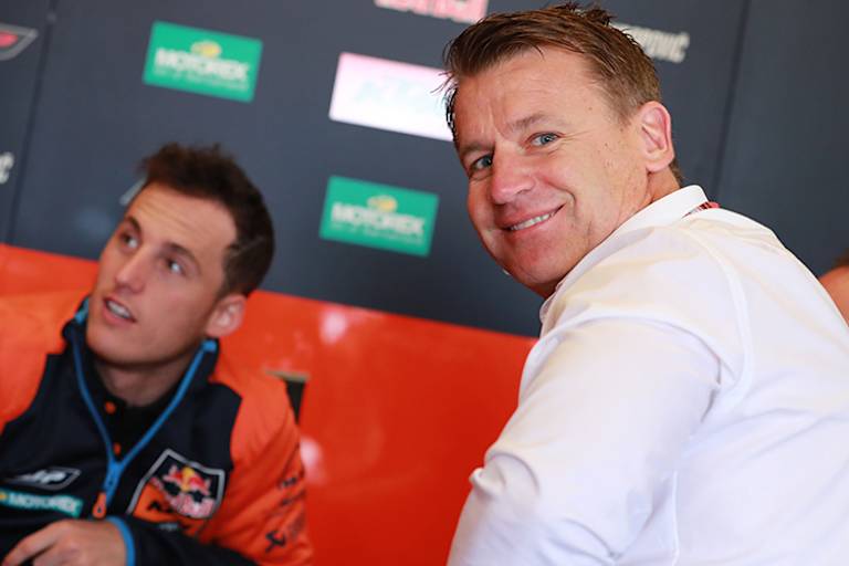 KTM-Motorsport-Chef Pit Beirer (re.)