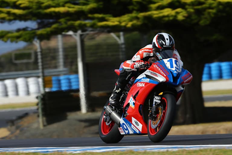 Kevin Wahr stürzte zu Beginn der zweiten Session