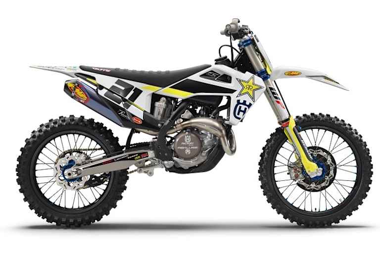 Zahlreiche technische Details optimiert und dazu ein umwerfender Look: Husqvarna FC 450 Rockstar Edition