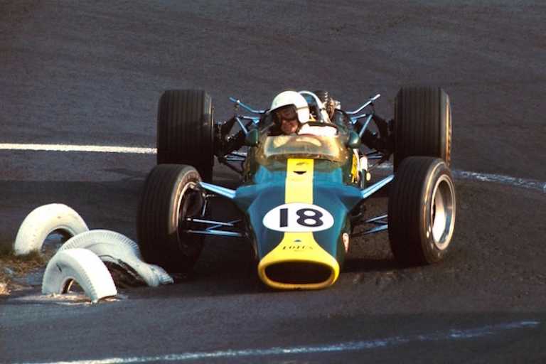 Moisés Solana in Mexiko-Stadt 1967 (so viel zum Thema Pistengrenzen)